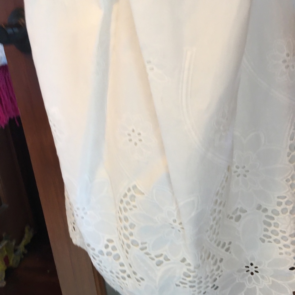 Lilly Pulitzer White Pleated Strapless Sundress - Picture 10 of 16